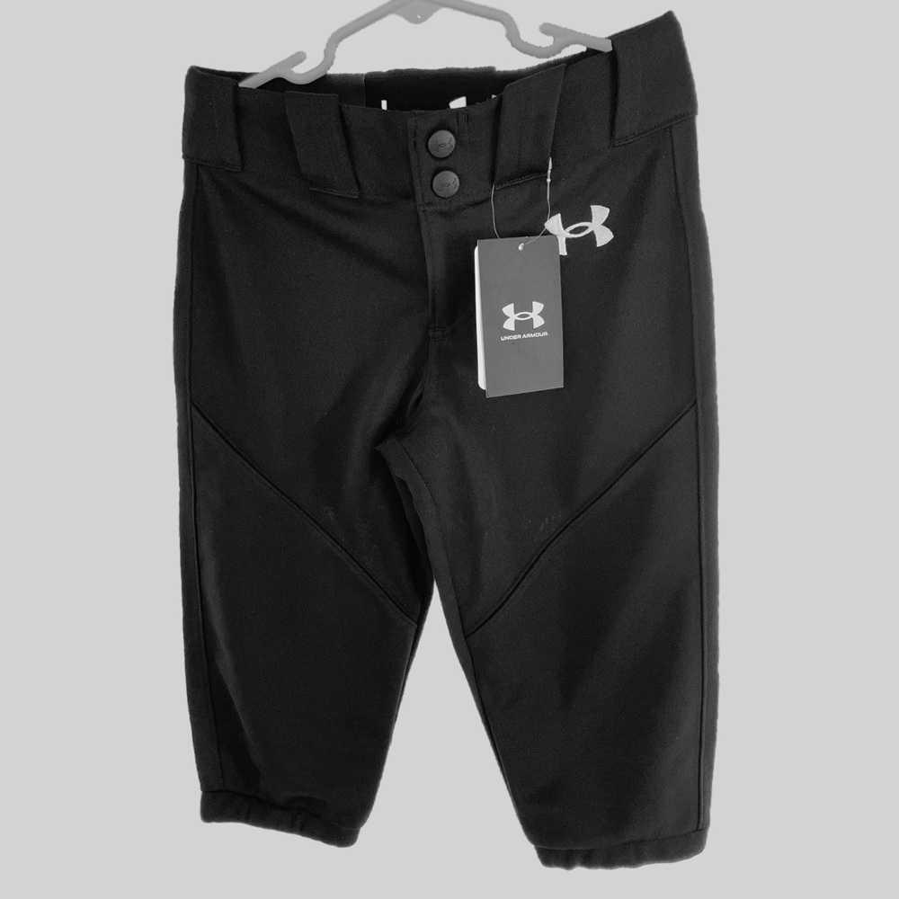 Under Armour Kids Black Athletic Baseball Pants